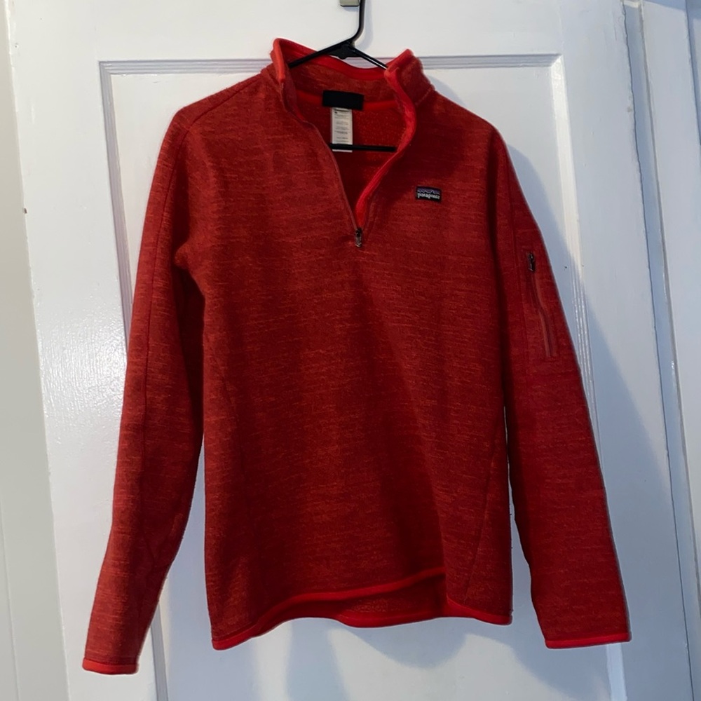 Patagonia Red Women's Better Sweater Quarter Zip